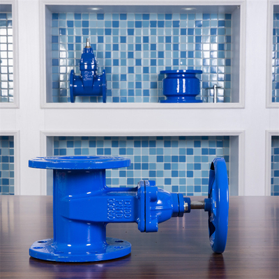 صمام بوابة زيت الغاز Dn80 لخط المياه F4 QT400 Soft Sealing GGG40