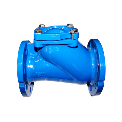 PN10 Flange Ends Ball Check Valve QT450 HQ41X مطاط متعدد القنوات