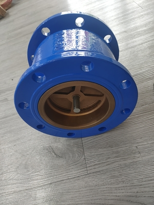 كاتم صوت QT450 نوع شفة غير صمام رجوع يسكم مياه الصرف الصحي PN10 PN16 حديد