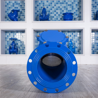 مصفاة من الحديد الزهر المطيل Y من النوع الأزرق DIN Flange End Y Type Strainer